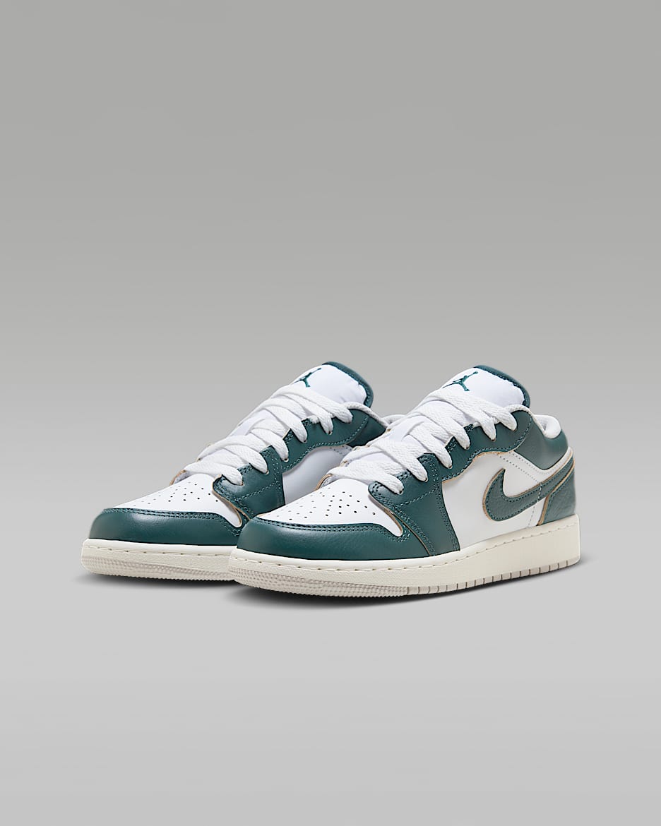 Air jordan 1 low white junior discount